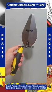 FURANO Sendok Semen Cetok Semen Lancip 7 Inch