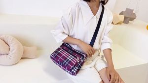 Korean Women Girl 4 Color Elegant Sling Shoulder Woman Nylon Crossbody Handbag Tote Beg Messenger Bag