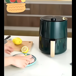 หม้อทอดไร้น้ำมันเอนกประสงค์แบบมั 4L Air Fryer หม้อทอดไร้น้ำมัน ทอด อบ ตุ๋น อร่อยกรอบไร้น้ำมัน เคลือบสารกันติด ใช้งานง่าย มีฟังก์ชันปรับเวลาและอุณหภูมิ ทำอาหารสดชื่นไม่ไขมันมาก เหมาะกับครอบครัวขนาดเล็ก ถุงเทียมยาวนาน ง่ายต่อการล้างทำความสะอาด สภาพทนทาน
