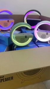 Bluetooth Speaker G500 speaker bluetooth bass Wireless Lamp LED light Multifunct RGB Tampilan Elegant Modern Dan Wireless Charging Pengecasan Hp Tanpa Kabel