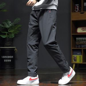 ROMON | Romon Mens Down Pants Cold Resistant Outdoor Casual Trousers Windproof Spring Autumn New Style White Duck Down Filling