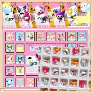 Blind Box 40 Hole Doll Sanrio Figure Melody Hero Pikachu Cute Doll Ornament Gift Pupil Children Primary School Cartoon toys