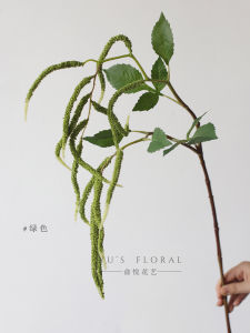 Đạo Cụ Chụp Ảnh Hoa Giả Họa Tiết Mềm Mại Họa Tiết Cỏ Họa Tiết Mềm Mại Trang Trí Nhà Trang Trí Nội Thất Màu Trắng Xanh Lá Cây