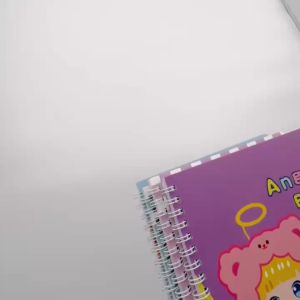 Spiral Notebook stationery set for kids Double Spring Ring notepad personalized cartoon Art Style school supplies set