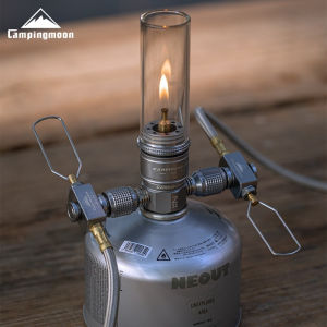 CAMPINGMOON Z31 One to Three Camping Stove Aluminum Alloy Side Output High Mountain Flat Gas Tank for Outdoor Stove