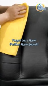 Grosir 6 pcs EZClean Leather Cleaner & Conditioner - Pembersih Noda Jamur Kulit Sintetis Sofa Tas