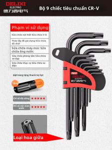 DELIXI Electric | Bộ Vít Lục Giác T50