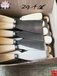 handle cleaning scraper decorative scraper paint tool multifunction putty stainless steel putty nail wooden nail木灰铲