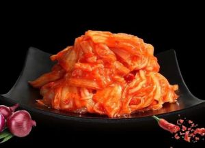 Spicy Chinese Cabbage 500g Low Fat Sliced Kimchi Bags for Dishes