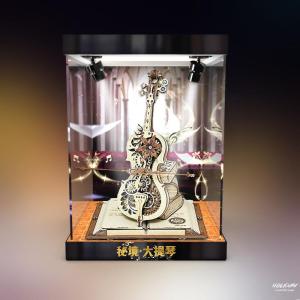 เคสป้องกันฝุ่นอะคริลิกโปร่งใส HD สำหรับโรกร็อค กลองเบส กล่องดนตรี 8 เสียง กล่องแสดงโมเดล กล่องเก็บของ