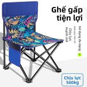 ZHENMIAO | Ghế Gấp Siêu Nhẹ Dễ Mang Đi Du Lịch và Câu Cá