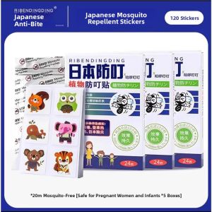 MONLEYTA | Japanese Mosquito Repellent Patch Portable Personal Use Plant-Based Adult Baby Bracelet Anti-Mosquito Sticker For Students Children