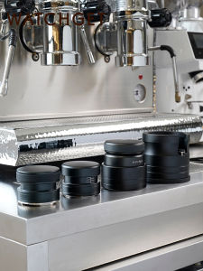 Watchget Coffee Dosing Spoon Gravity Spring Powder Compactor Handle Stand Needle Adjustable Restaurant Coffee Brewing Tools