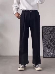 Seluar Korporat Lelaki Tema Santai Mens Cotton Linen Blend Formal Trousers Summer Breathable Design & Stylish Minimalist Cut