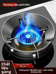 MONLEYTA | Giá đỡ bếp gas chống trượt đa năng lò sưởi tiết kiệm năng lượng chắn gió vòng tiết kiệm cho gia đình thiết bị nhà bếp