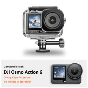 Dji Osmo Action 6 Dive Case 60M เคสกันน้ำที่มองไม่เห็น (OEM)
