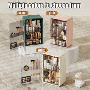 Luxury Desktop Large-capacity Dust-proof Cosmetics Storage Cabinet Skin Care Products Storage Cabinet