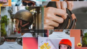 Mũ bảo hiểm Bulldog PUG - Màu Retro Gold