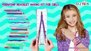 GILI Friendship Bracelet Making Kit for Girls Age 8-12 – DIY Arts and Crafts Toys – Best Christmas Birthday Gifts Ideas for Girls 7 8 9 10 11 Years Old