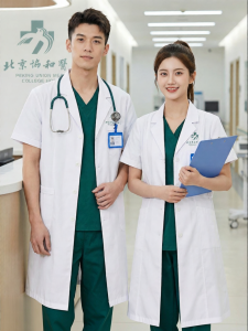 Cotton Doctor Short Sleeve Customizable Logo Lab Coat