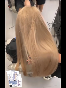 STYLE FIT Hair Color Permanent Bleaching cream (100ml Hair Dye+100ml Oxidant)