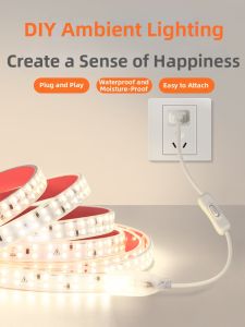 LAISILIMANWEI | Self-Adhesive Waterproof Super Bright Ancient Style Aquarium Use LED Atmosphere Light Strip