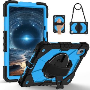 360° Rotating Rugged Case for Lenovo Xiaoxin Pad 11 2025 2024 Shockproof Cover Lenovo Tab M11 Idea Tab 11 inch with hand Strap