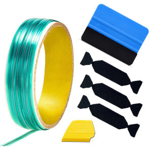 5/10/50M Vinyl Car Wrap Knifeless Tape with Squeegee Design Line Cutting Tool Vinyl Film Wrapping Cut Tape Auto Accessories
