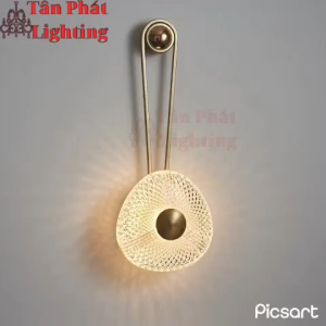 Đèn treo tường thuỷ tinh gắn tường trang trí phòng ngủ phòng khách cầu thang 8W 220V VK3098 Tân Phát