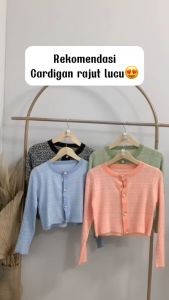 AJWShop [ZT] Cardigan Rajut Wanita Import Premium Korean Style Lengan Panjang | Cardi Rajut Korean Wanita Import | Cardi Wanita Korean Style Panjang Kekinian Import Premium | Kardigan Rajut Korea Import | Kardigan Wanita Lengan Panjang Import