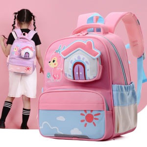 Kindergarten Backpack Womens Small Medium and Large Class Preschool Boy Backpack Portable Burden Alleviation Cartoon Cute Kids Backpack