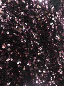 Vải Nhung kết kim sa hồng tím dày co giãn đẹp sang dòng cao cấp(khổ 1m6)may đầm váy áo dạ hội áo dài thiết kế thời trang