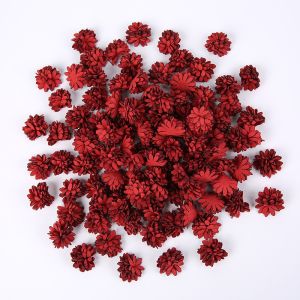5/10/20Pcs 2.5cm Fabric Artificial Flower Heads for Wedding Home Garland Decor DIY Art Hair Accessories Wreath Fake Flowers