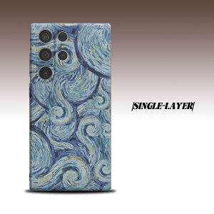Van Gogh Starry Swirls For Samsung Galaxy S26 S25 S24 A56 A36 Dual Layer Luxury Fashion Full Lens Protective Case