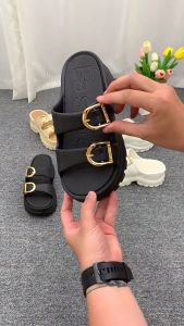 CRAYONFRIENDS Sandal Wanita Kekinian Tinggi Sandal Fuji Wanita Wedges Korea Sandal Jelly Wanita