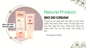 Kem Che Khuyết Điểm Nâng Tone Da Chống Nắng Công Nghệ Đa Sinh Học Truenano Bio DD Cream 50ml (Dược Mỹ Phẩm Thuần Chay)