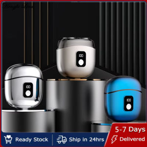 Hengfa Lina NEW Electric ShaverMini Electric Razor for Men with LCD DisplayPortable Pocket USB Kit Suitable for Home and TravelGift for Men-