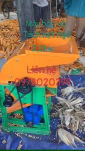Máy tẻ bắp Bóc vỏ ngô khô