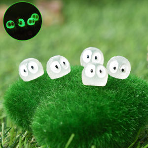 5/10Pcs Mini Glowing Resin Dust Brittle Elf Miniature Decorative Figures For Garden Lawn Halloween Decoration