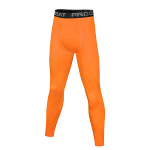 Mens Sporty High Elastic Breathable Quick Dry Running Basketball Football Training Fitness Long Trousers Comfortable Underwear