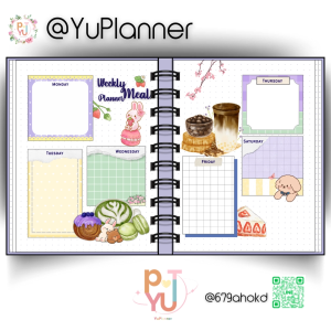 ✨ YuPlanner Digital File: ธีม Pastel Dreamy | ตารางวางแผนน่ารักสไตล์เกาหลี (ไฟล์ PDF) ✨