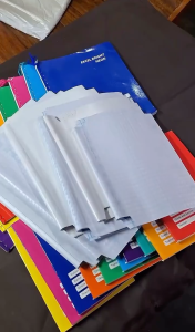 Study Well A4 Size 16k/22k Thick & Thin Book Plate Set - 10 Pcs Pack for Stationery & Gift Wrapping