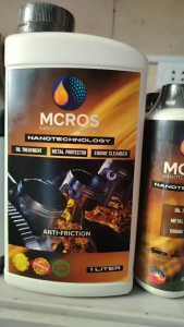 MCROS High Performnace Engine Oil with NanoTechnology Oil Additive Treatment for Gas and Diesel