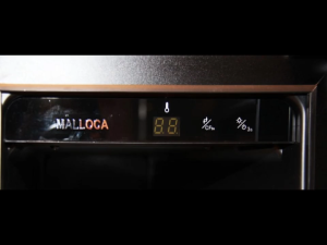 Tủ bảo quản rượu Malloca MWC46BG dạng đứng lắp độc lập hoặc âm tủ sức chứa 46 chai dung tích 127L