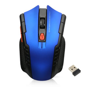 2.4G Wireless Mouse for Laptop Gamer Ergonomic Computer Mouse Wireless with USB Receiver 1600DPI 6 Buttons Portable Optical Mice