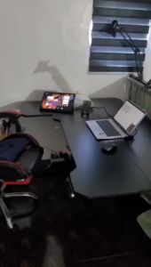 BilBil  59 inches 1.5M Electric Standing Desk Single Motor Desk  Height Adjustable Stand  Desk