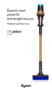Dyson V16 Piston Animal cordless Vacuum Cleaner (Matte black/Copper) - Penyedot Debu