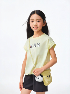 Semir | Áo Thun Không Tay Cho Bé Gái In Hình Gấu Trúc Mới