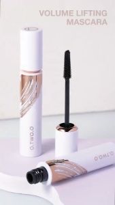 O.TWO.O Black Mascara Waterproof Lengthens Eyelashes Extension Black Non-smudge Lengthening Volume 5D Silk Fiber Mascara Cosmetics