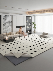 Honghe | Double Layer Washable Cream Style Thick Machine Washable Carpet